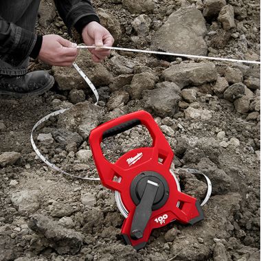 Click here to see Milwaukee 48-22-5301 Milwaukee 100' Fiberglass Open Reel Long Tape - 48-22-5301