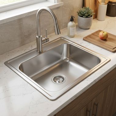 Click here to see Elkay LRADQ2219600 Elkay LRADQ2219600 Lustertone Classic 22
