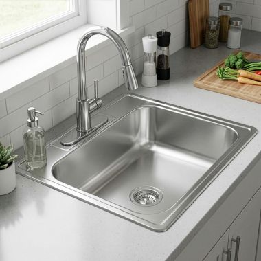Click here to see Elkay LRADQ2219550 Elkay LRADQ2219550 Lustertone Classic 22