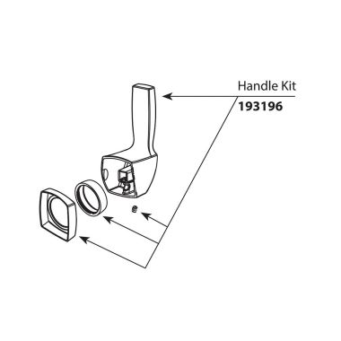 Click here to see Moen 193196 Moen 193196 Handle Kit, Chrome