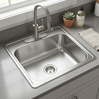 Click here to see Elkay LRADQ2022501 Elkay LRADQ2022501 Lustertone Classic 19-1/2