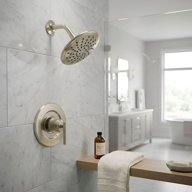 Click here to see  T3002EPBN Moen Gibson Posi-Temp Single-Handle Shower Faucet with 8