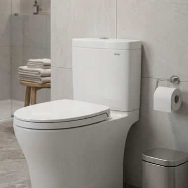 Click here to see Toto ST446EMA#01 TOTO Aquia IV Dual Flush Toilet Tank Only with WASHLET+ Auto Flush Compatibility, 1.28 and 0.8 GPF, Cotton White - ST446EMA#01