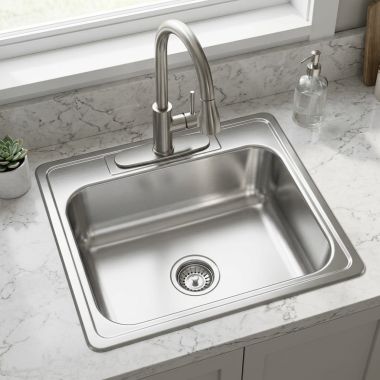 Click here to see Elkay LRADQ1722500 Elkay LRADQ1722500 Lustertone Classic 17