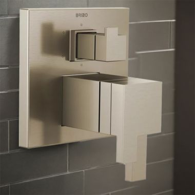 Click here to see Brizo T75680-BN Brizo Siderna TempAssure Thermostatic Valve Trim with 6-Function Diverter, MultiChoice, ADA, Brilliance Brushed Nickel - T75680-BN