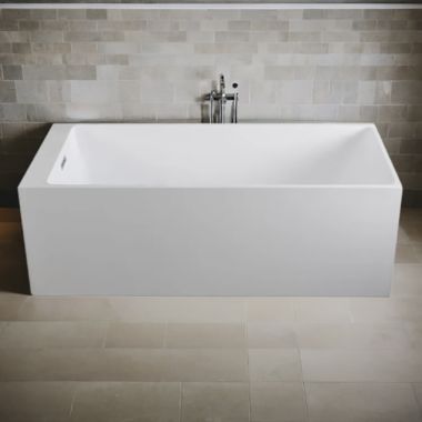 Click here to see Trone Plumbing JADE67 Trone 66in x 30in White Freestanding Soaker Tub - JADE67