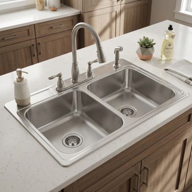 Click here to see Elkay LRAD3322554 Elkay LRAD3322554 Lustertone Classic 33