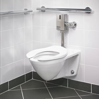 Click here to see Toto CT708UG#01 TOTO Commercial Wall-Hung Elongated Toilet Bowl, Cotton - CT708UG#01