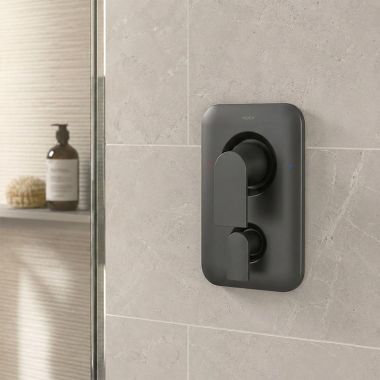 Click here to see  T2470BL Moen Genta LX Posi-Temp Valve Trim with Diverter, Matte Black - T2470BL