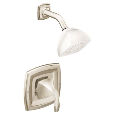 Click here to see Moen T2692NHNL Moen Voss Posi-Temp Single-Handle Shower Faucet, Lever Handle, M-PACT, Less Showerhead, Polished Nickel - T2692NHNL