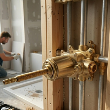 Click here to see   Phylrich Pressure Balance Shower Only Rough-In Valve - DFPHY