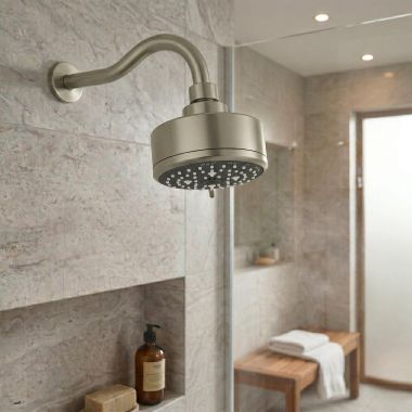 Click here to see  26043EN1 GROHE TEMPESTA Cosmopolitan 100 1.75 GPM 4-Spray Shower Head, 4” - 4 Sprays, Brushed Nickel InfinityFinish - 26043EN1 
