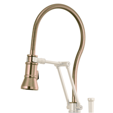 Click here to see Brizo RP101563GL Brizo Artesso Hose and Wand Assembly for Articulating Kitchen Sink Faucet, Brilliance Luxe Gold - RP101563GL