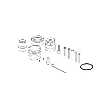 Click here to see Brizo RP100160BL Brizo Virage Thick Wall Installation Kit - Matte Black (RP100160BL)