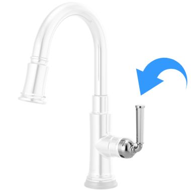 Click here to see Brizo RP100568PC Brizo Rook Pull-Down Kitchen/Prep Faucet Lever Handle Kit, Polished Chrome - RP100568PC