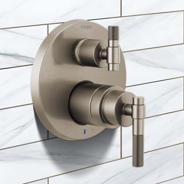 Click here to see  HL75P33-NK Brizo Litze T-Lever Handle Kit with Knurling Detail for T75P535-LHP and T75P635-LHP, Brilliance Luxe Nickel - HL75P33-NK