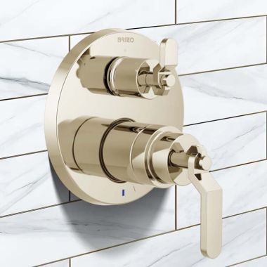 Click here to see Brizo HL75P34-PN Brizo Litze Industrial Lever Handle Kit for T75P535-LHP and T75P635-LHP, Brilliance Polished Nickel - HL75P34-PN 