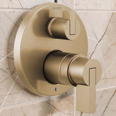 Click here to see  T75P535-GLLHP Brizo Litze Pressure Balance Valve Trim with 3-Function Diverter Trim, Less Handles, Brilliance Luxe Gold - T75P535-GLLHP