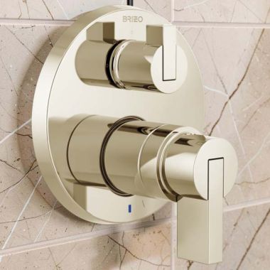 Click here to see  T75P635-PNLHP Brizo Litze Pressure Balance Valve Trim with 6-Function Diverter Trim, Less Handles, Brilliance Polished Nickel - T75P635-PNLHP
