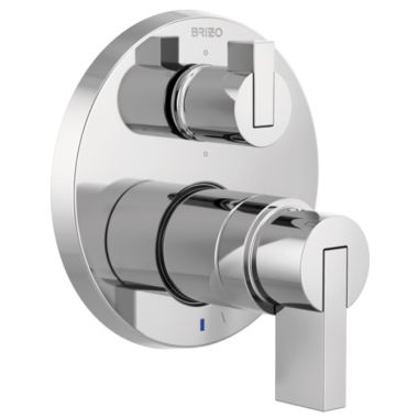 Click here to see Brizo T75P635-PCLHP Brizo Litze Pressure Balance Valve Trim w/ 6-Function Diverter Trim, Less Handles, Polished Chrome - T75P635-PCLHP