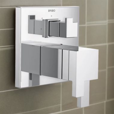 Click here to see Brizo T75580-PC Brizo Siderna TempAssure Thermostatic Valve Trim w/ 3-Function Diverter, MultiChoice, ADA, Polished Chrome - T75580-PC