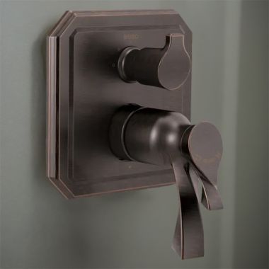 Click here to see Brizo T75530-RB Brizo Virage TempAssure Thermostatic Valve Trim w/ 3-Function Diverter Trim, Lever Handles, Venetian Bronze - T75530-RB