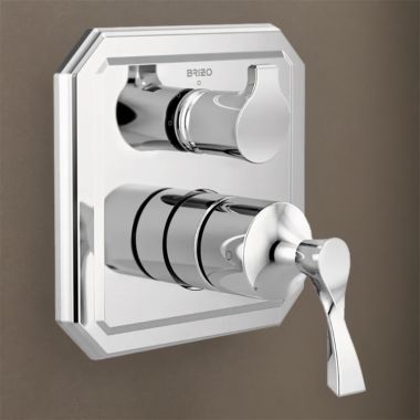 Click here to see Brizo T75P530-PC Brizo Virage Pressure Balance Valve Trim with Three Function Diverter, MultiChoice, ADA, Polished Chrome - T75P530-PC