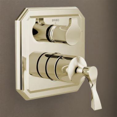 Click here to see Brizo T75P530-PN Brizo Virage Pressure Balance Valve Trim with Three Function Diverter, MultiChoice, ADA, Brilliance Polished Nickel - T75P530-PN