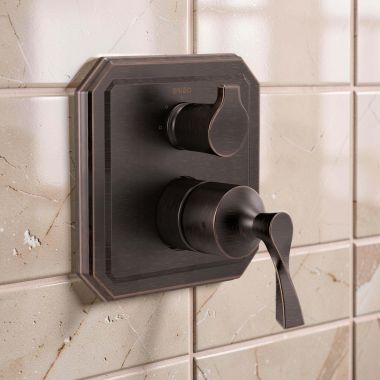 Click here to see Brizo T75P530-RB Brizo Virage Pressure Balance Valve Trim with Three Function Diverter, MultiChoice, ADA, Venetian Bronze - T75P530-RB