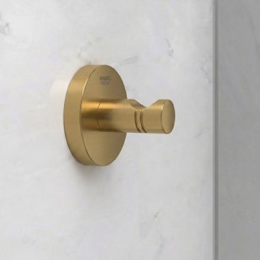 Click here to see  40364GN1 GROHE Essentials Robe Hook, Brushed Cool Sunrise - 40364GN1 