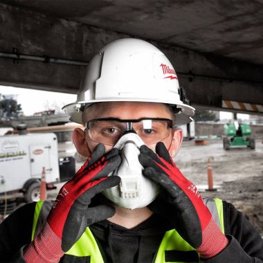 Click here to see Milwaukee 48-22-8754 Milwaukee N95 Professional Multi-Purpose Valved Respirator - 48-73-4011