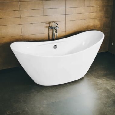 Click here to see Trone Plumbing SHAE68 Trone 68in x 29in Classic White Freestanding Soaker Tub - SHAE68