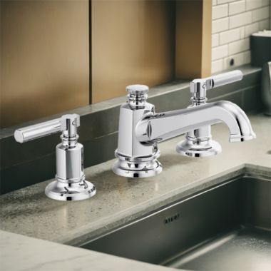 Click here to see Brizo 65378LF-PCLHP Brizo Invari Two-Handle Widespread Bathroom Faucet with Pop-Up , 1.5 GPM,  Polished Chrome - 65378LF-PCLHP