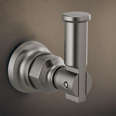 Click here to see Brizo 693476-SL Brizo Invari Single Robe Hook with Mounting Hardware, Brilliance Luxe Steel - 693476-SL