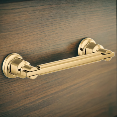 Click here to see Brizo 699176-PG Brizo Invari 4” Metal Drawer Pull, Brilliance Polished Gold - 699176-PG