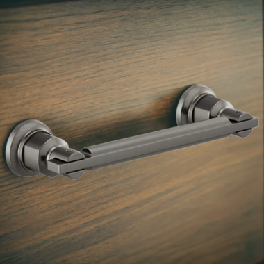 Click here to see Brizo 699176-SL Brizo Invari 4” Metal Drawer Pull, Brilliance Luxe Steel - 699176-SL