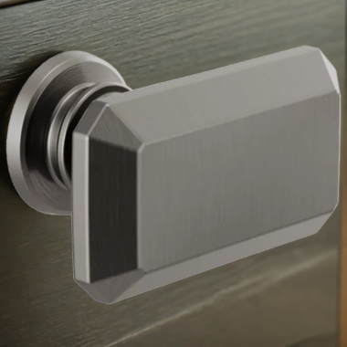 Click here to see Brizo 699276-SL Brizo Invari Rectangular Metal Drawer Knob, Brilliance Luxe Steel - 699276-SL