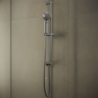 Click here to see Brizo 88776-SL Brizo Invari Multi-Function Hand Shower with Slidebar, H2OKinetic, WaterSense, 1.75 GPM, Brilliance Luxe Steel - 88776-SL
