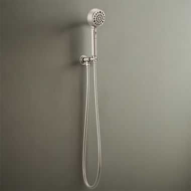 Click here to see Brizo 88876-NK Brizo Invari Multi-Function Wall-Mount Hand Shower with H2OKinetic, WaterSense, 1.75 GPM, Brilliance Luxe Nickel - 88876-NK