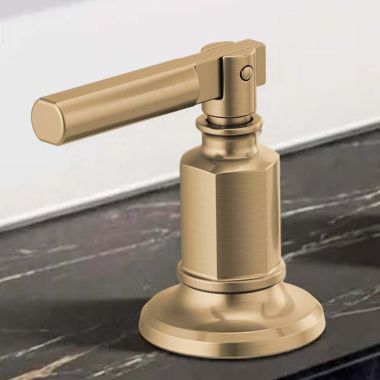Click here to see  HL5376-GL Brizo Invari Lever Handle Kit for Widespread Lavatory Faucet, Deck Mount, ADA, Brilliance Luxe Gold - HL5376-GL