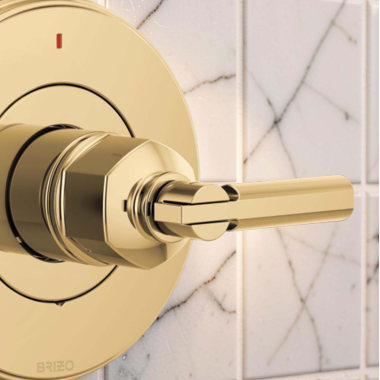 Click here to see Brizo HL60P76-PG Brizo Invari Pressure Balance Valve Trim Lever Handle Kit, Brilliance Polished Gold - HL60P76-PG