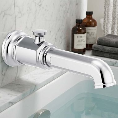 Click here to see  RP100327PC Brizo Invari Wall Mounted Diverter Tub Spout, Solid Brass, 1/2