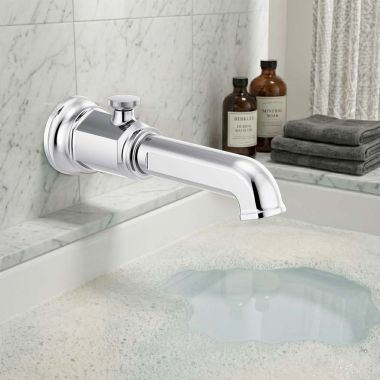 Click here to see  RP100327PC Brizo Invari Wall Mounted Diverter Tub Spout, Solid Brass, 1/2
