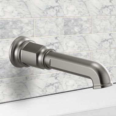 Click here to see Brizo RP100328SL Brizo Invari Wall Mounted Non-Diverter Tub Spout, Solid Brass, 1/2