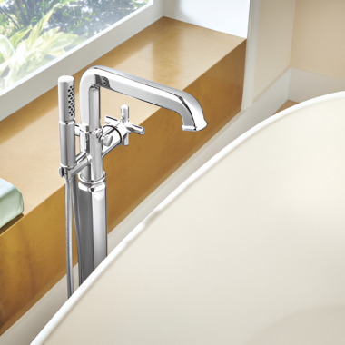 Click here to see Brizo RP100329PC Brizo Invari Single-Function Hand Shower with Certified Dual Check Valves, WaterSense, 1.75 GPM, Polished Chrome - RP100329PC