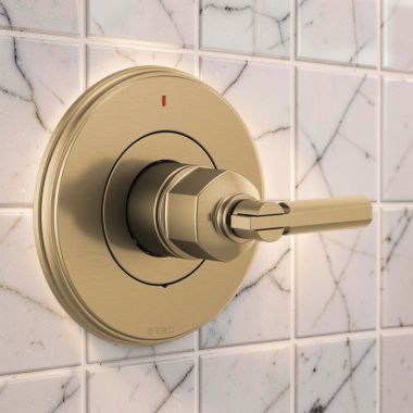 Click here to see  T60P076-GLLHP Brizo Invari Pressure Balance Single-Handle Valve Trim, Less Handle, Brilliance Luxe Gold - T60P076-GLLHP