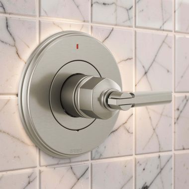 Click here to see Brizo T60P076-NKLHP Brizo Invari Pressure Balance Single-Handle Valve Trim, ADA, Brilliance Luxe Nickel - T60P076-NKLHP
