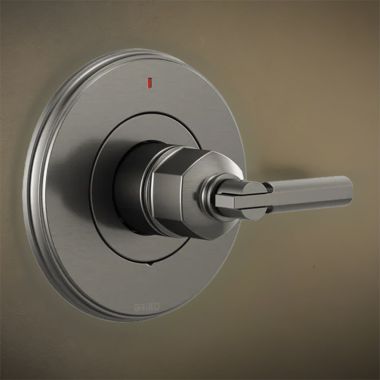 Click here to see Brizo T60P076-SLLHP Brizo Invari Pressure Balance Single-Handle Valve Trim, Less Handle, Brilliance Luxe Steel - T60P076-SLLHP