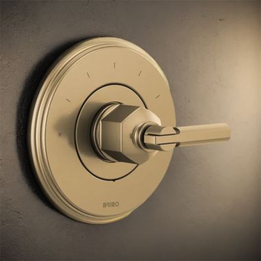 Click here to see Brizo T66T076-GLLHP Brizo Invari Sensori Single-Handle Thermostatic Valve Trim, Brilliance Luxe Gold - T66T076-GLLHP