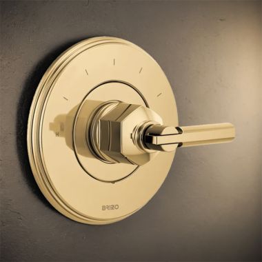 Click here to see Brizo T66T076-PGLHP Brizo Invari Sensori Single-Handle Thermostatic Valve Trim, Brilliance Polished Gold - T66T076-PGLHP